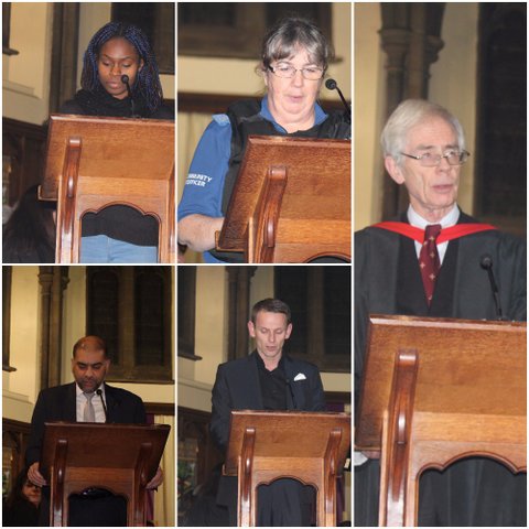 Some of our readers at the Carol Service